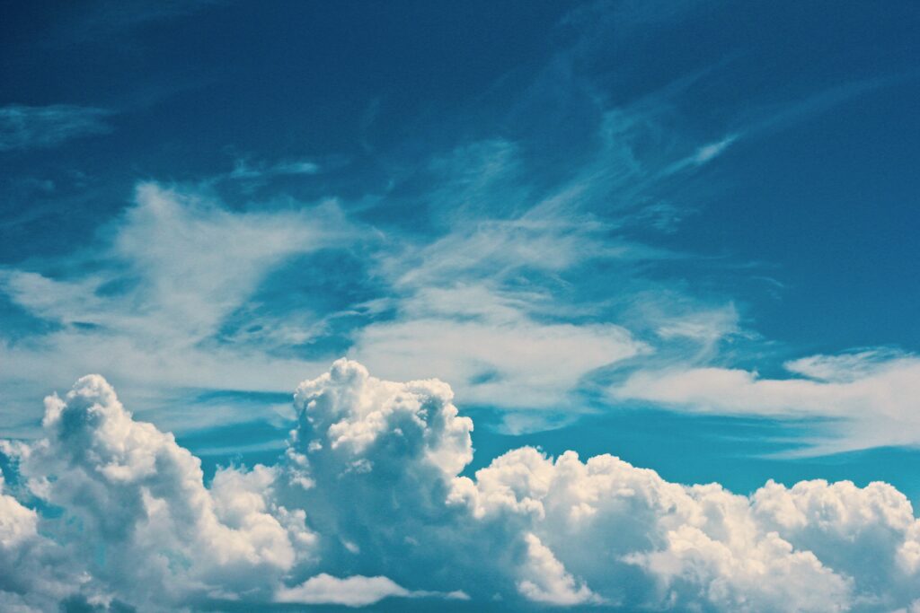 Blue Sky Background - Surge Solar of Illinois