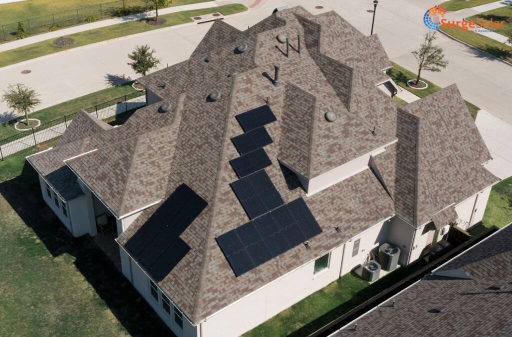 A Surge Exteriors team member working on a roof installation in Canton, MO, showing how local knowledge ensures optimal results.